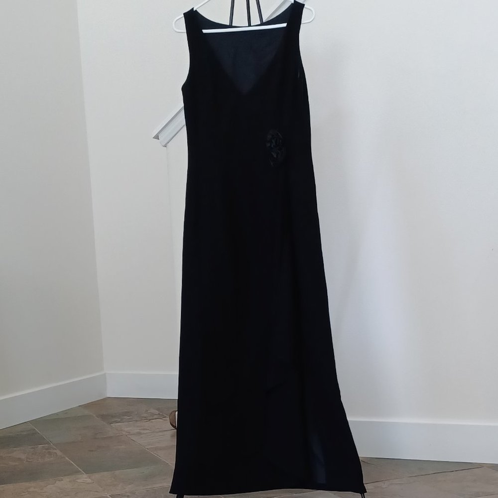 NEW Ann Taylor Black Long Formal Evening Dress